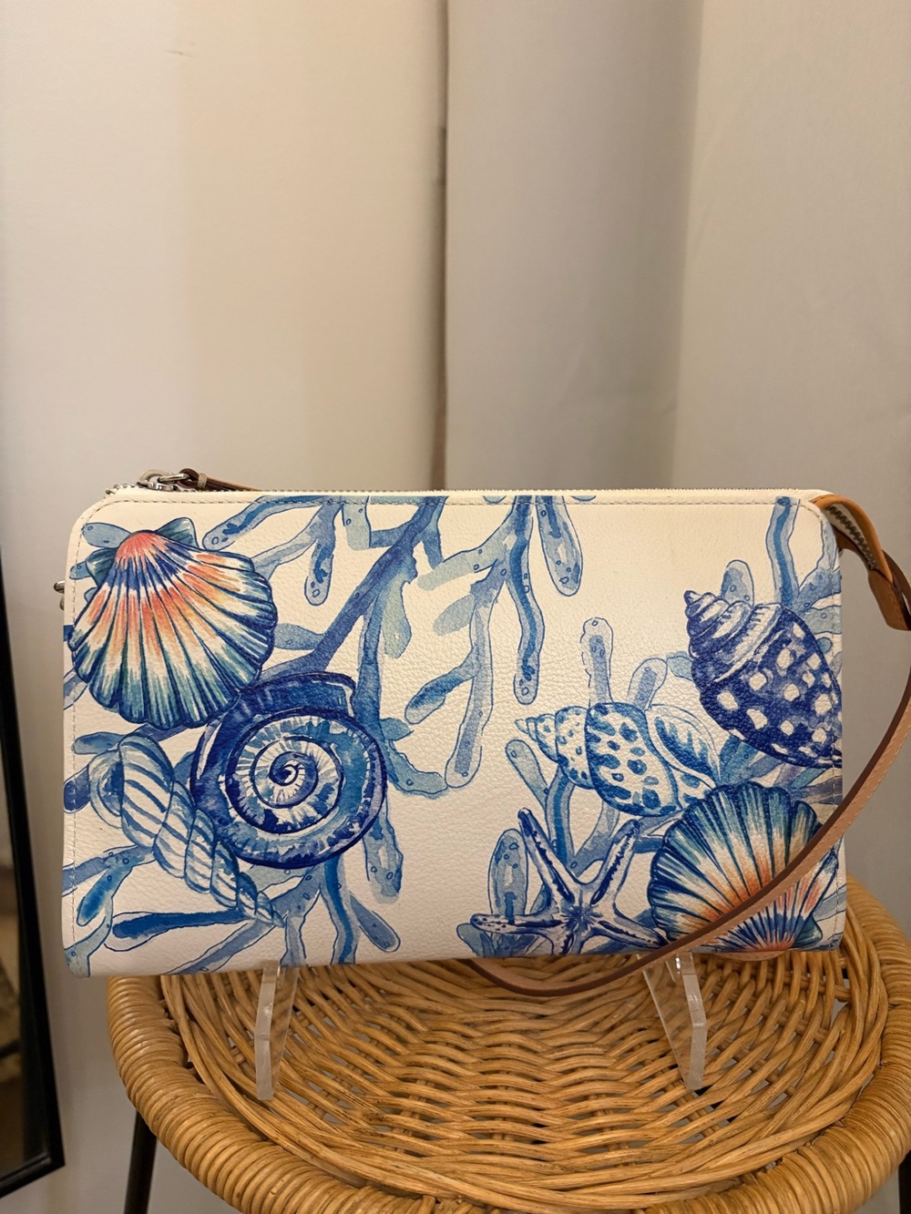 Brighton Seashell Leather Crossbody Bag